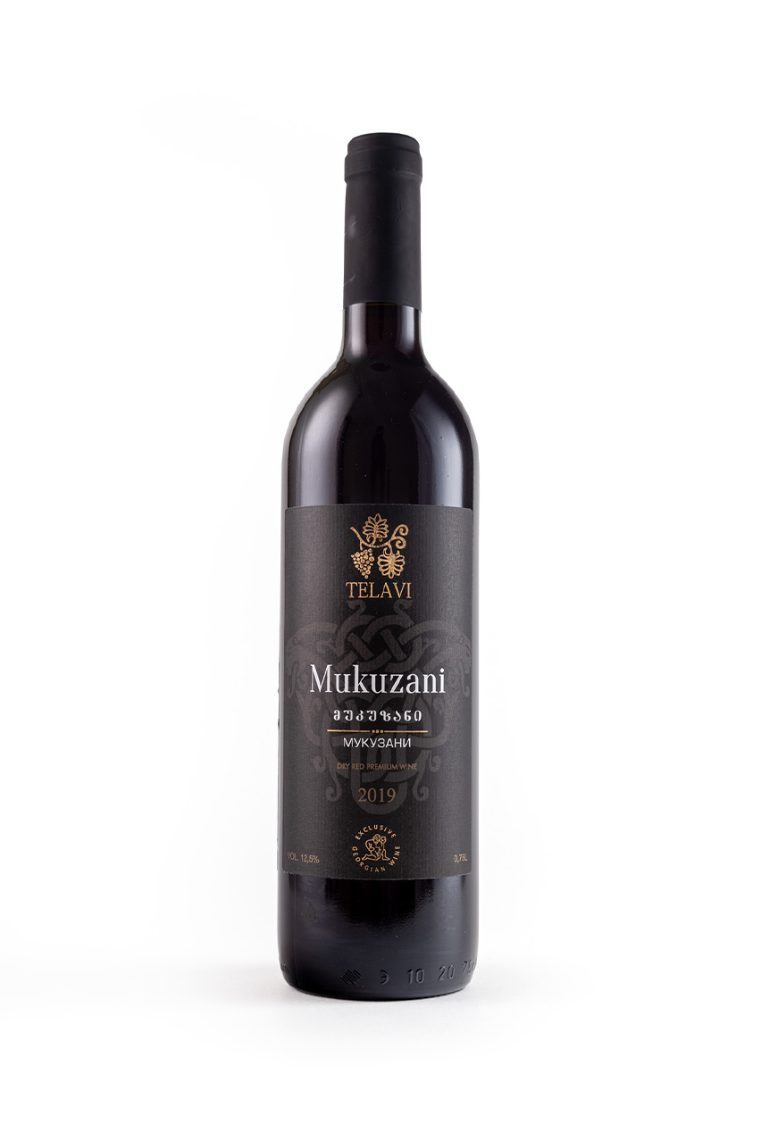 Вино Палавани Мукузани, красное, сухое, 0.75л